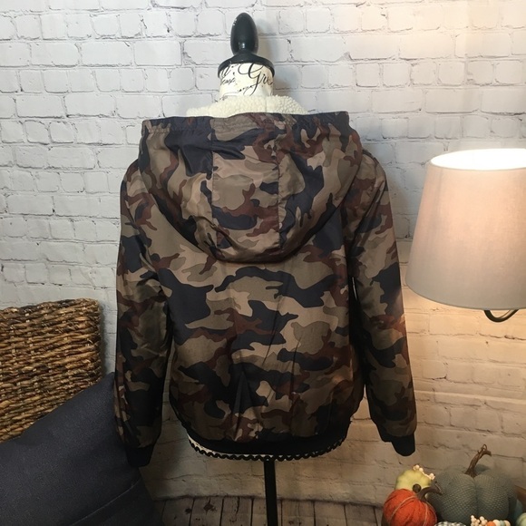 North Zone camouflage hooded zipper jacket - Picture 6 of 8